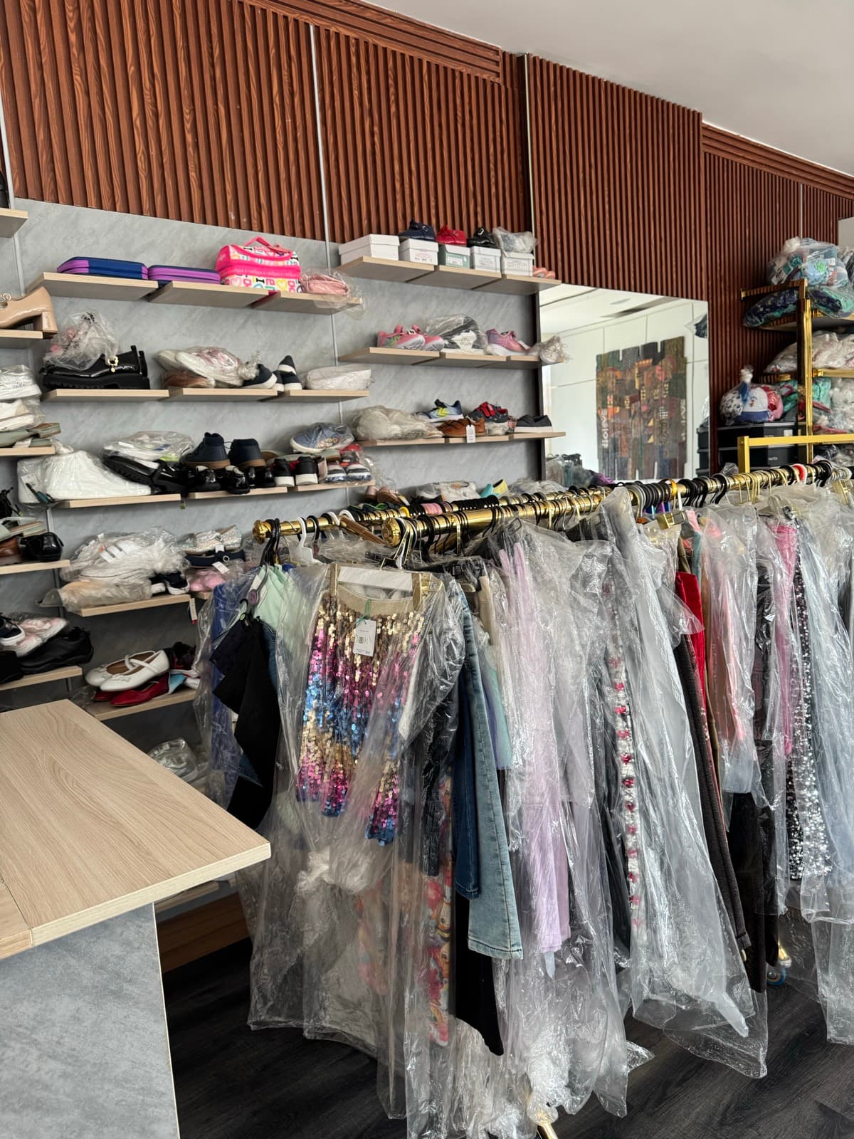 Theo Kiddies retail floor showcasing kids essentials and accessories